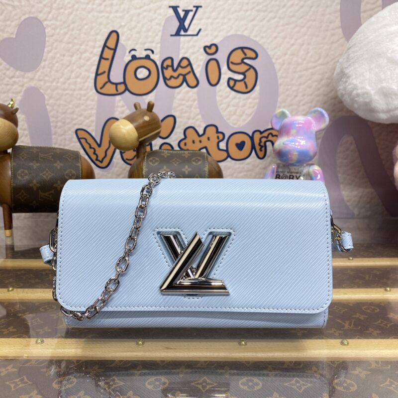 Replica Louis Vuitton Twist West Pochette Blue - high-accuracy replica luxury purse