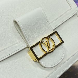 Replica Louis Vuitton Dauphine MM White - ultra-realistic fake designer tote
