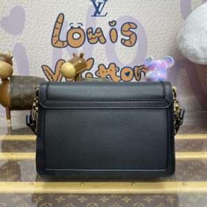 Replica Louis Vuitton Dauphine MM Black - top-tier luxury replica shoulder bag