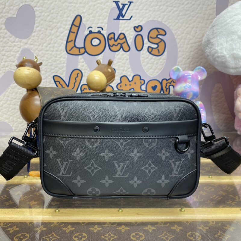 Replica Louis Vuitton Alpha Messenger Black Canvas - ultra-realistic fake designer tote