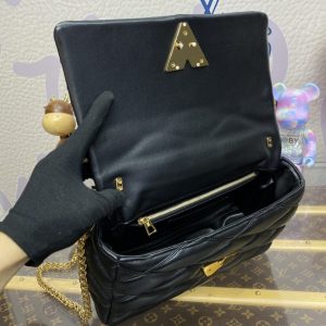 Replica Louis Vuitton Go-14 Full Black - realistic designer-inspired fake bag