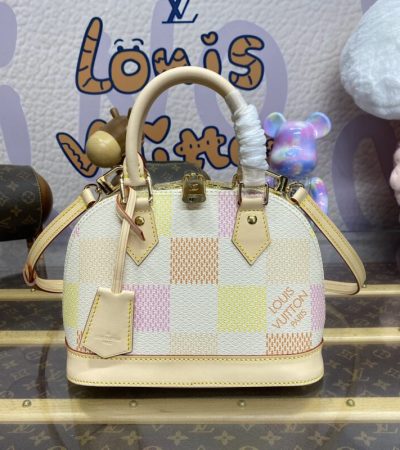 Replica Louis Vuitton Alma BB Checkered - best-selling designer handbag dupe