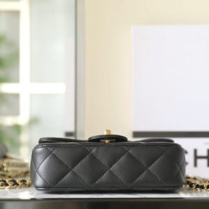 Replica CHANEL CF 19 cm Handle Black - premium 1:1 fake handbag model