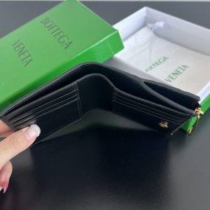 Replica Bottega Veneta Bifold Zipper Wallet - premium 1:1 fake handbag model