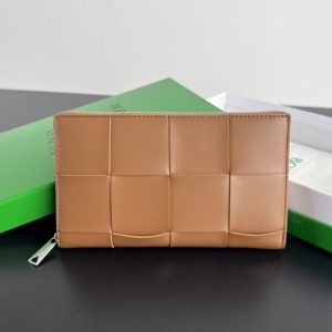 Replica Bottega Veneta Cassette Zip Wallet - authentic-look luxury purse replica