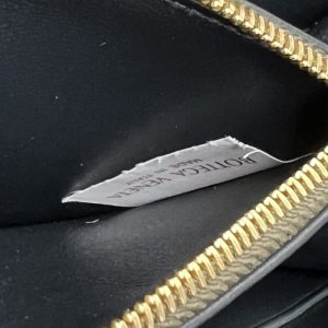 Replica Bottega Veneta Zip Long Wallet Green Grid - elite superclone designer purse