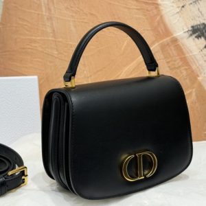Replica Dior 30 Montaigne Avenue Top Handle Black - best-selling designer handbag dupe