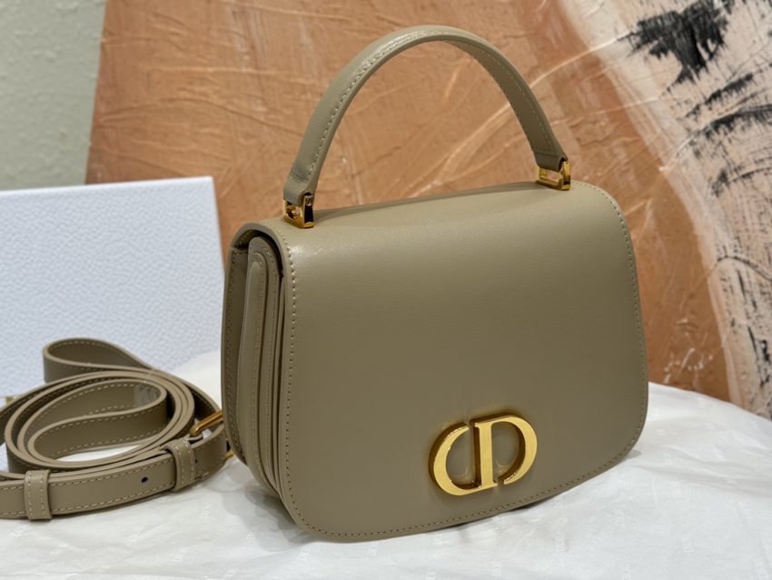 Replica Dior 30 Montaigne Avenue Top Handle Brown - premium 1:1 fake handbag model