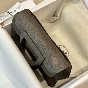 Replica Hermes Halzan Dark Grey - ultra-realistic fake designer tote