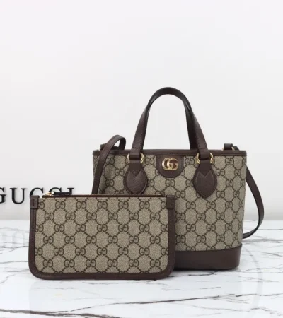 Replica GUCCI OPHIDIA SMALL GG TOTE BAG - high-quality designer bag clone