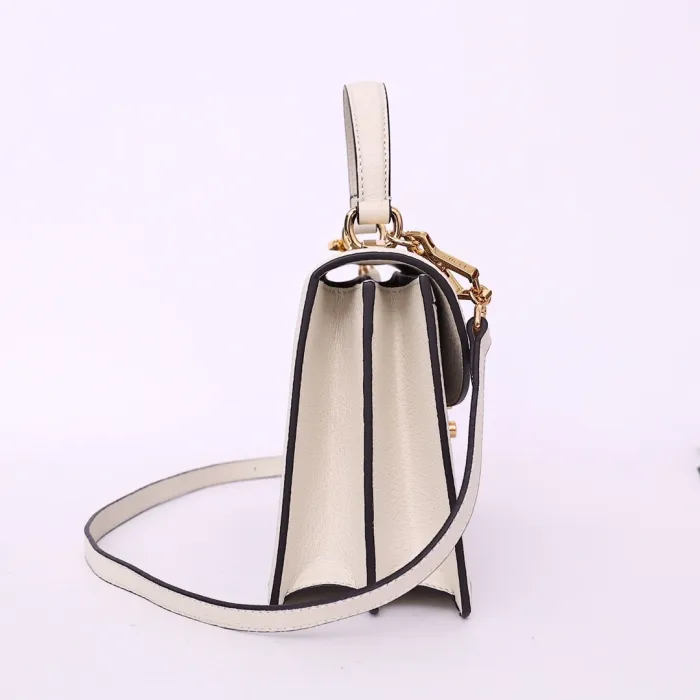 Replica GUCCI OPHIDIA SMALL TOP HANDLE BAG WITH WEB - high-accuracy replica luxury purse