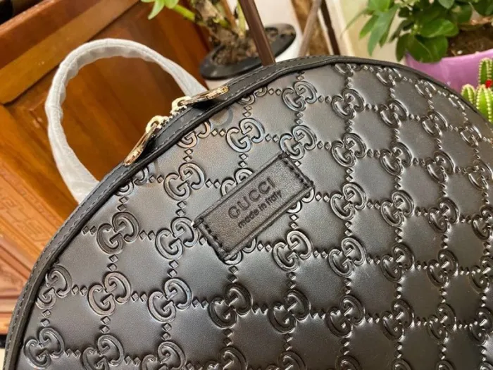 Replica GUCCI MEDIUM GG BACKPACK WITH TAG - high-accuracy replica luxury purse