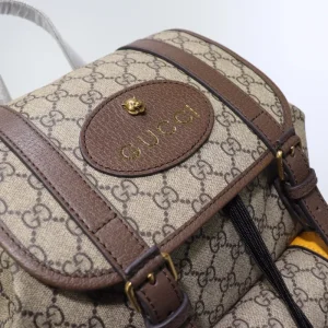 Replica GUCCI GG Supreme Leather Backpack - near-authentic luxury replica handbag