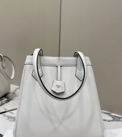 Replica Fendi Origami Large White - near-authentic luxury replica handbag