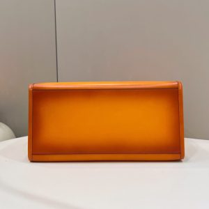 Replica Fendi Peekaboo Tote Orange - premium 1:1 fake handbag model