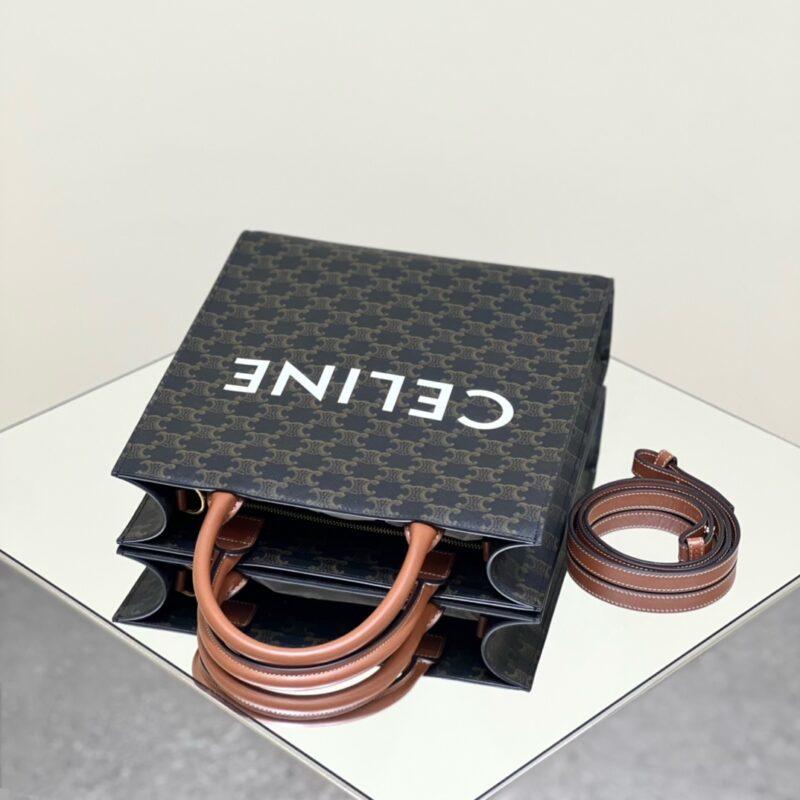 Replica Celine Triomphe Cabas Tote Small - top-tier luxury replica shoulder bag