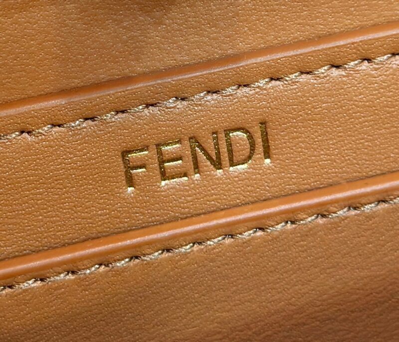 Replica Fendi Peekaboo Mini Brown - authentic-look luxury purse replica