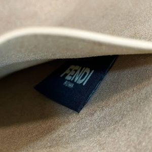 Replica Fendi Origami Large White - realistic designer-inspired fake bag