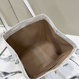 Replica Fendi Origami Large White - near-authentic luxury replica handbag