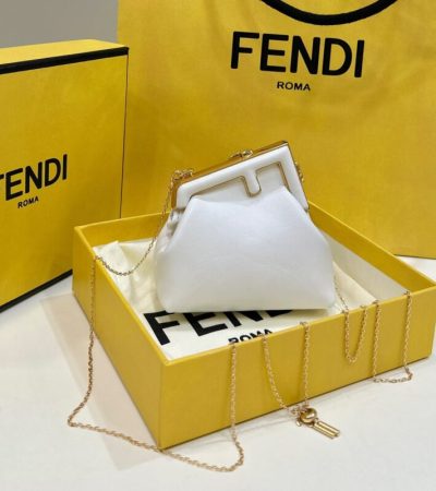 Replica Fendi First Mini White - 1:1 designer replica handbag