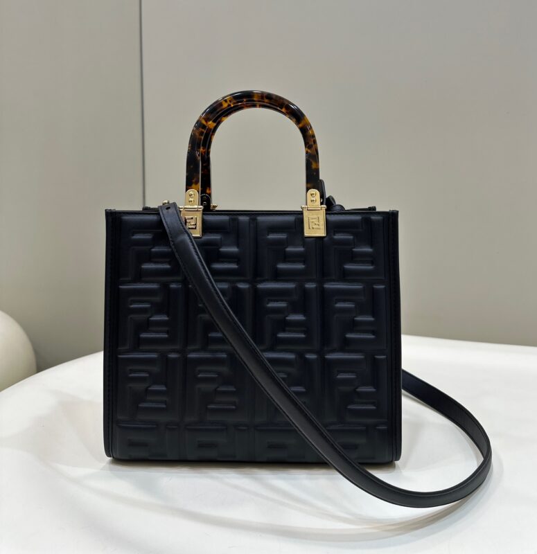 Replica Fendi Small Tote Black - best quality luxury bag dupe