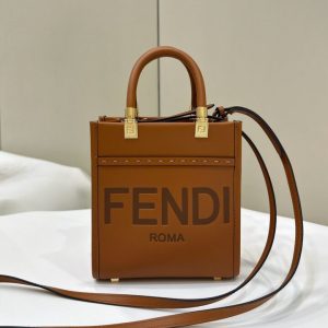 Replica Fendi Mini Tote Brown - best-selling designer handbag dupe