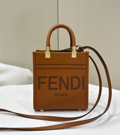 Replica Fendi Mini Tote Brown - best-selling designer handbag dupe