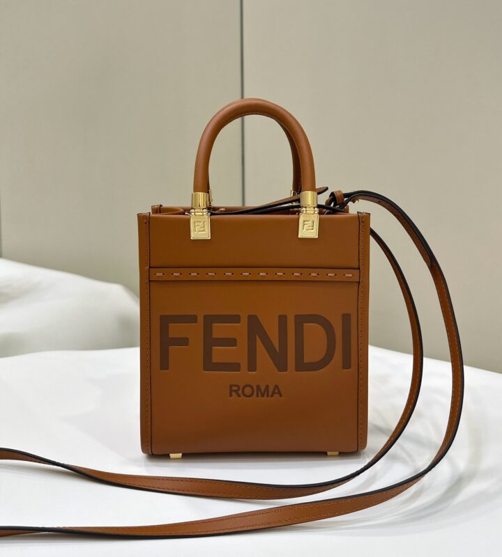 Replica Fendi Mini Tote Brown - best-selling designer handbag dupe