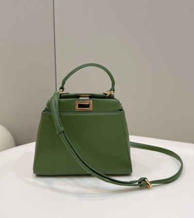 Replica Fendi Peekaboo Green - authentic-look luxury purse replica