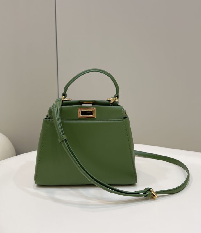 Replica Fendi Peekaboo Green - authentic-look luxury purse replica