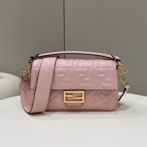 Replica Fendi Baguette Pink - ultra-realistic fake designer tote