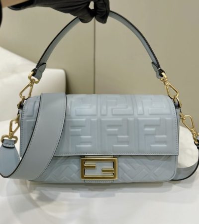 Replica Fendi Baguette Sky Blue - 1:1 designer replica handbag