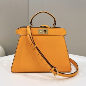 Replica Fendi Peekaboo Medium Orange - best-selling designer handbag dupe