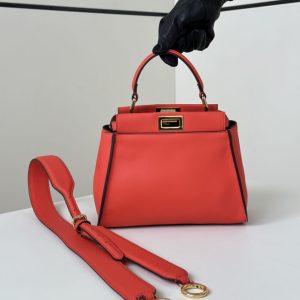 Replica Fendi Peekaboo Medium Red - best-selling designer handbag dupe