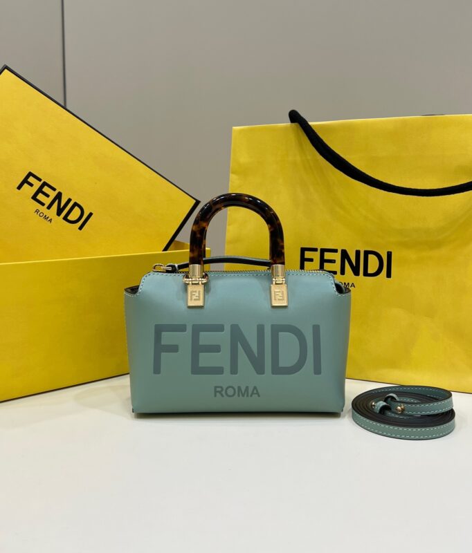 Replica Fendi By The Way Boston Green - high-end fake designer purse