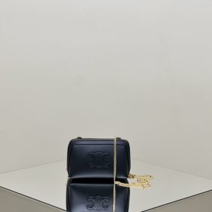 Replica Celine Triomphe Clutch Black - top-rated replica designer bag