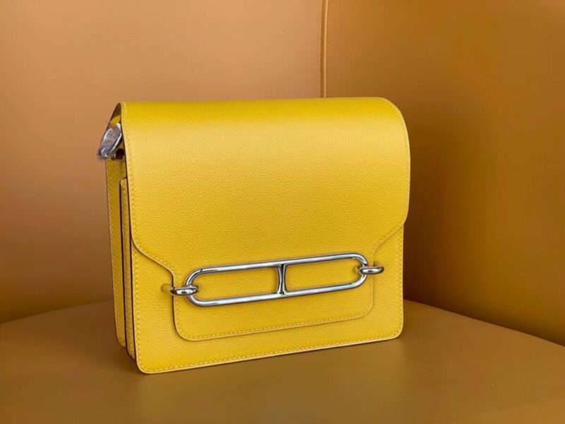 Replica Hermes Sac Roulis Yellow - high-accuracy replica luxury purse
