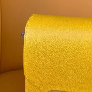 Replica Hermes Sac Roulis Yellow - top-tier luxury replica shoulder bag