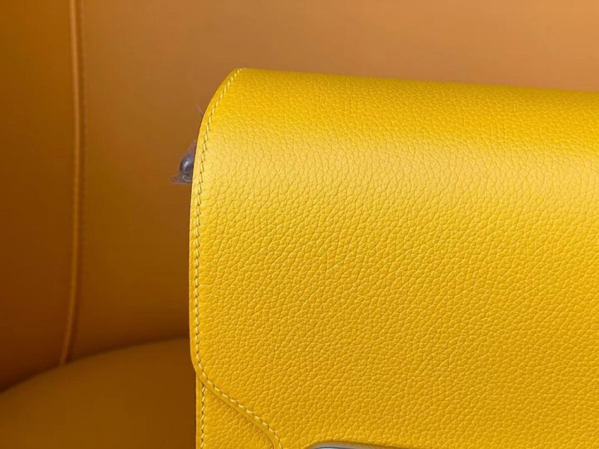 Replica Hermes Sac Roulis Yellow - top-tier luxury replica shoulder bag