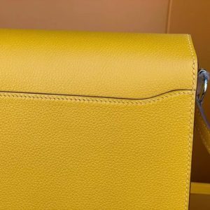 Replica Hermes Sac Roulis Yellow - top-tier luxury replica shoulder bag