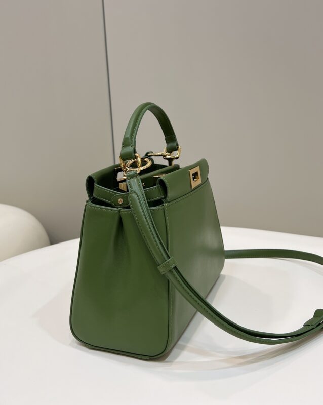 Replica Fendi Peekaboo Green - realistic designer-inspired fake bag