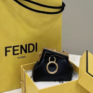 Replica Fendi First Mini Black - elite superclone designer purse