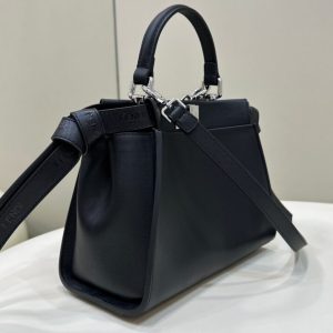 Replica Fendi Peekaboo Small Black - near-authentic luxury replica handbag