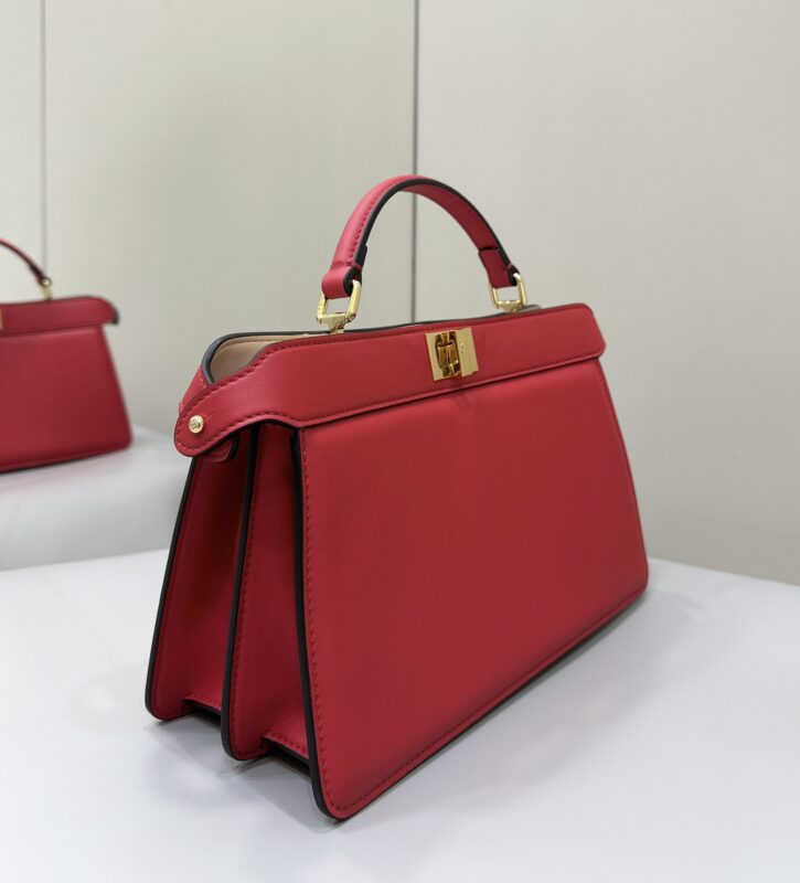 Replica Fendi Peekaboo Large Red - high-end fake designer purse
