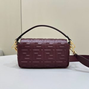 Replica Fendi Baguette Bordeaux - high-quality designer bag clone