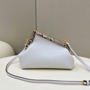Replica Fendi First White Python - 1:1 designer replica handbag