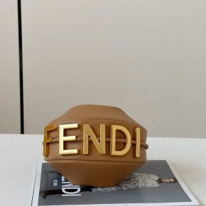 Replica Fendi Fendigraphy Small Brown - premium-grade designer purse dupe