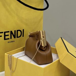 Replica Fendi First Mini Brown - ultra-realistic fake designer tote