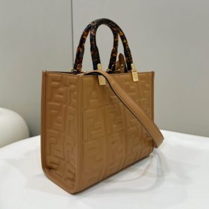 Replica Fendi Small Tote Brown - high-accuracy replica luxury purse