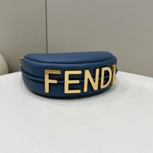 Replica Fendi Fendigraphy Large Blue - high-accuracy replica luxury purse